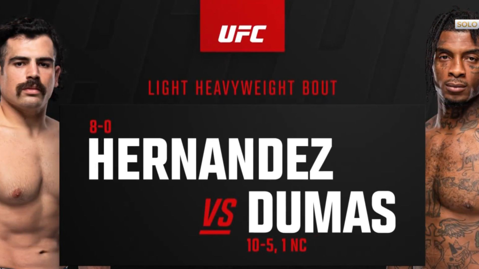 UFC Fight Night 289: Луис Эрнандес - Седрик Дюма (27.09.2026)