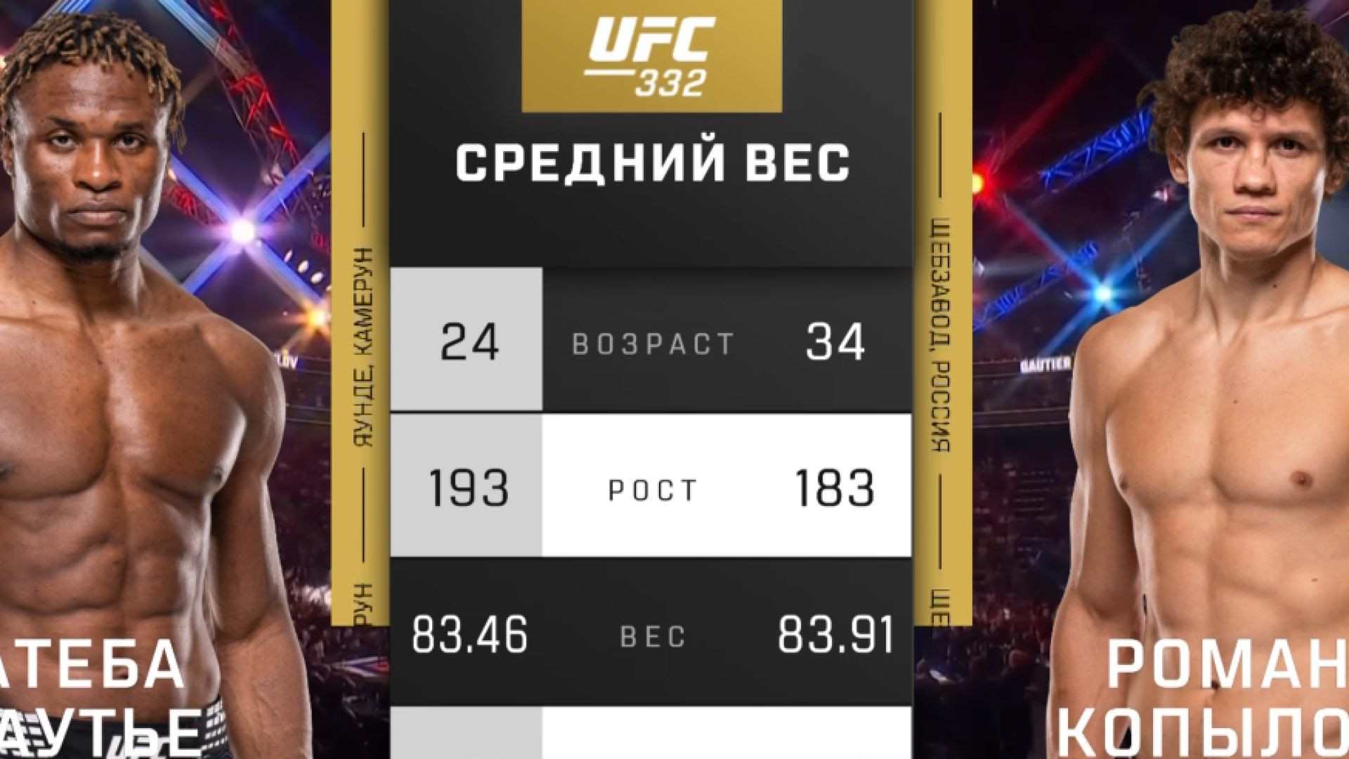 UFC 332: Роман Копылов - Атеба Гаутие (Полный бой)
